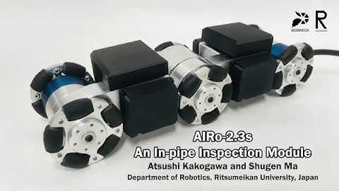 IROS 2019: An In-pipe Inspection Module with a Joint Torque Control (AIRo-2.3s)