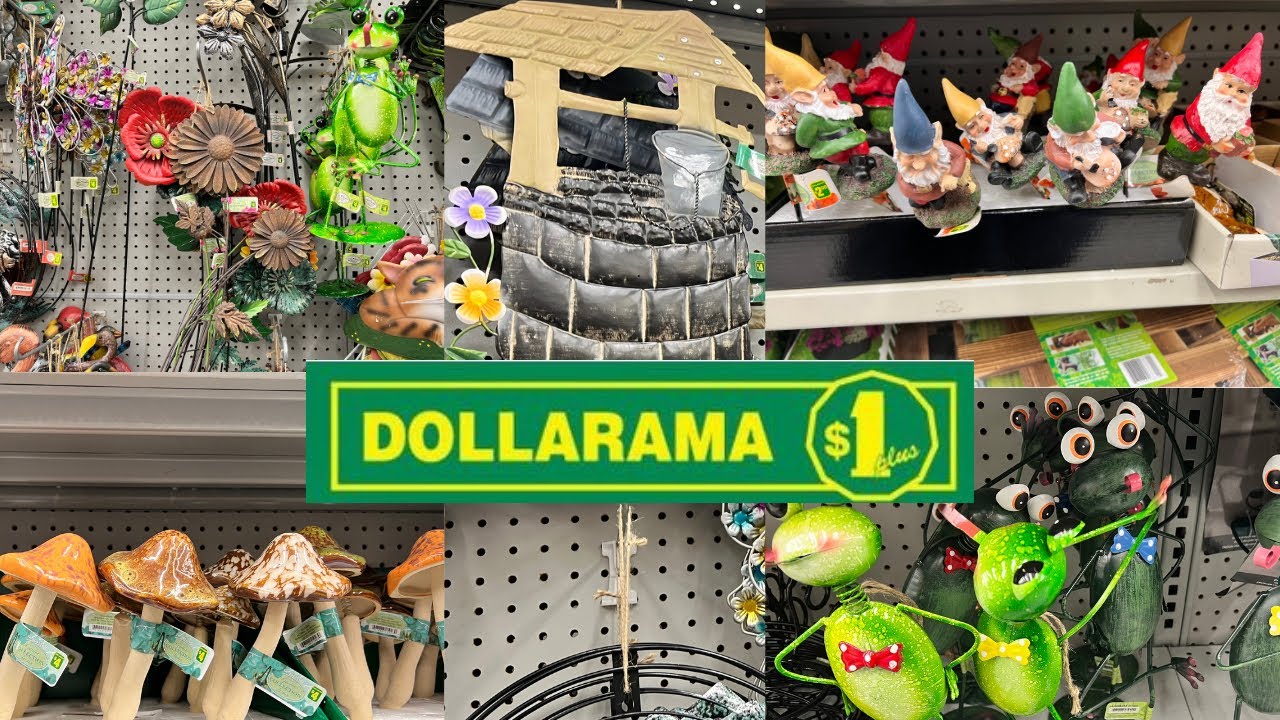 CHEAP YARD AND GARDEN ORNAMENTS AT DOLLARAMA GNOMES AND MORE… YouTube
