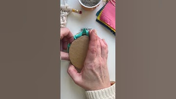 ♻️📦🤔 This is my favorite way to back embroidery projects - what