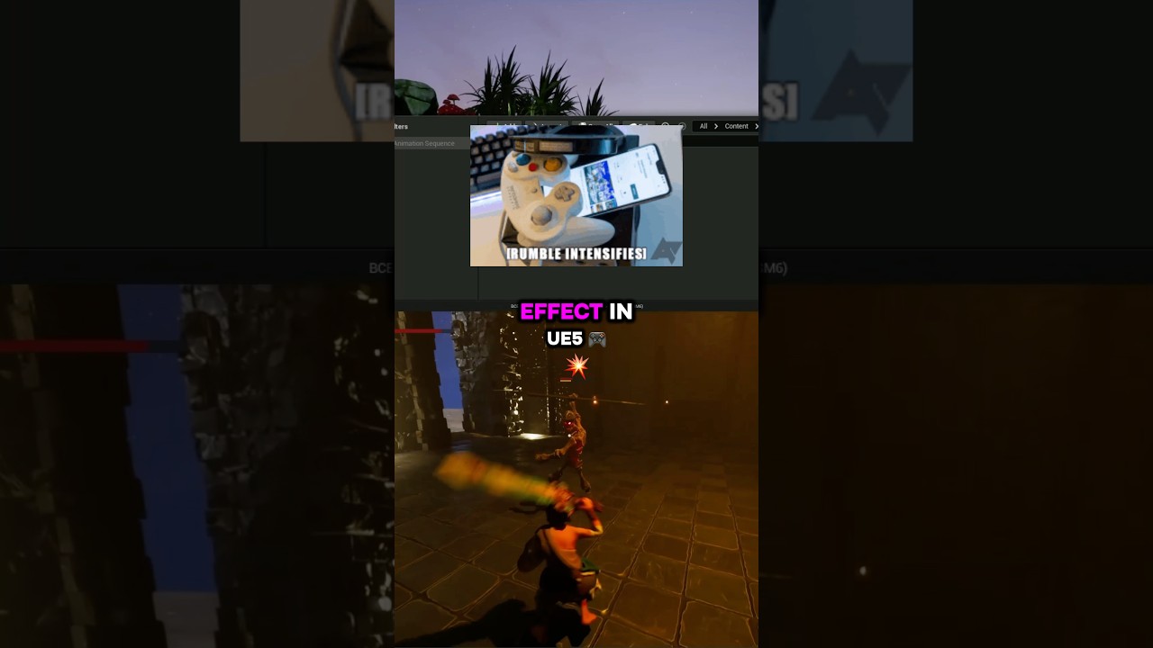 How to add controller rumble in unreal engine 