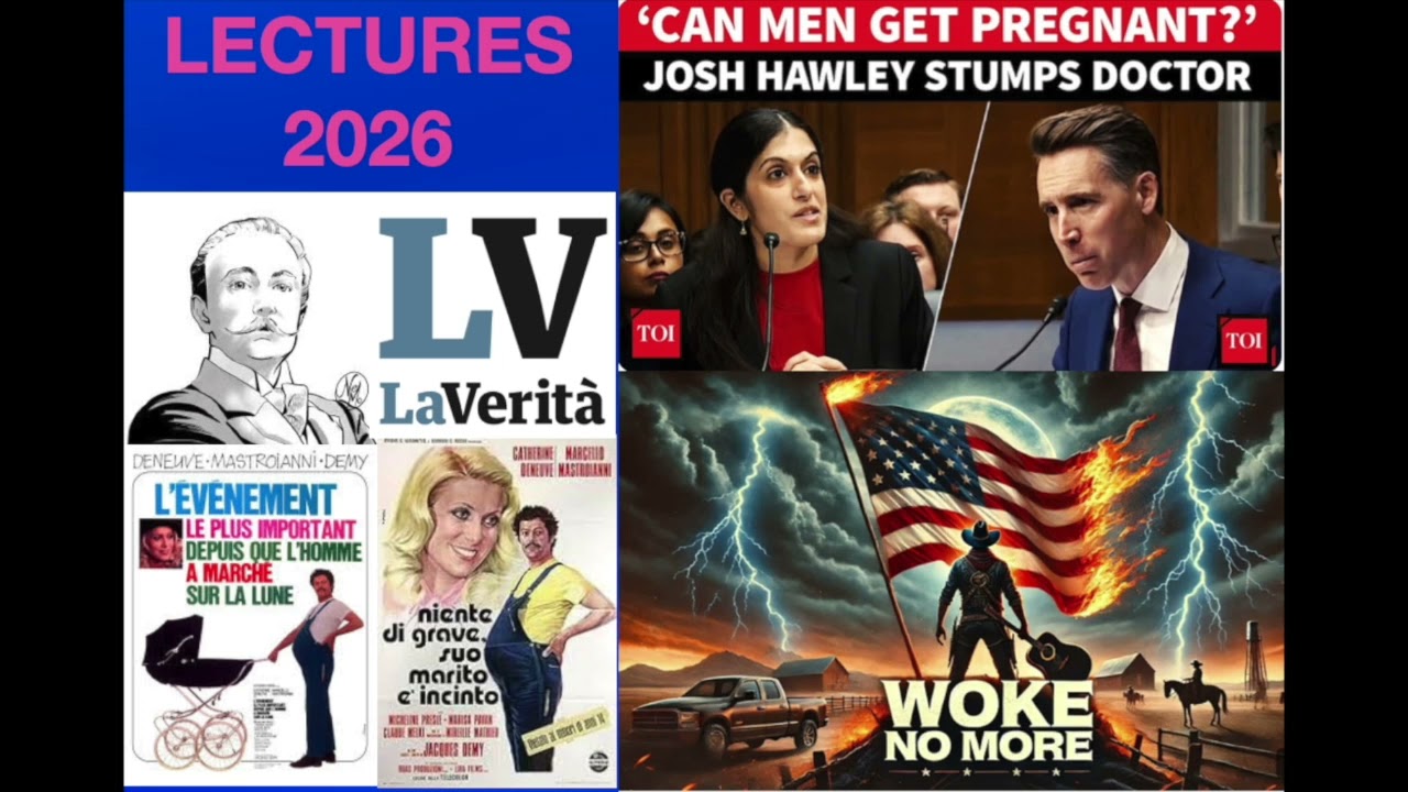 Il Woke non vieta ai maschi di rimanere incinti (Boni Castellane, La Verità 18/01/2026)