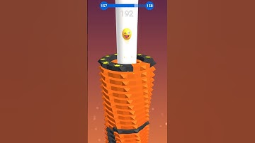 Satisfying stack Ball Max level short #stackball #asmr #viral #satisfying #asmrgames