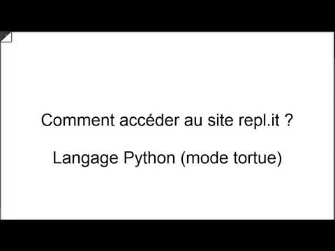 Travailler en utilisateur anonyme sur repl.it en langage Python