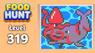 Food Hunt Pixel puzzle level 319 walkthrough solution gameplay