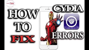 New HOW TO FIX CYDIA ERRORS ios 9.2,9.3.1,9.3.2,9.3.3