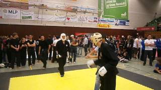 2012 WKC KICKBOXING CHAMPIONSHIPS - PASCAL WOLLWERT (Taekwondo) x UNKNOWN (Kempo)