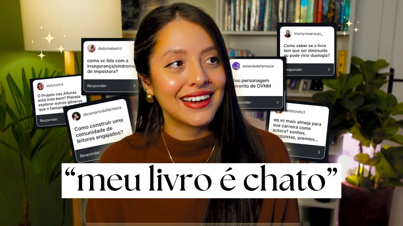 Q&A l síndrome de impostora, história chata, sonho de carreira, livros favoritos e muito mais