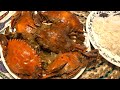 CRAB MUKBANG for the first time..:)