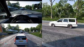1997 VOLVO 850 R Station Wagon Racing in Forza Horizon 5 - Solo Player Race PC Gameplay