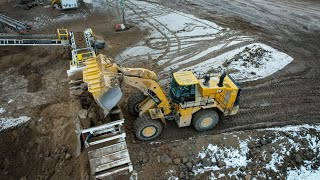 Cat 988K Loader Working