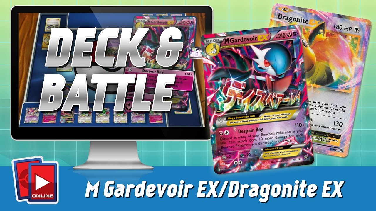 Despair Ray M Gardevoir EX/Dragonite EX Deck & Battle on PTCGO