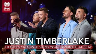 Justin Timberlake Hilariously Reacts To Seeing *NSYNC Bandmates At His Show | Fast Facts