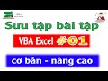 Bài tập kiểm tra #001 môn VBA Excel