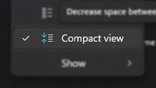 How to Enable or Disable Compact View on Windows 11