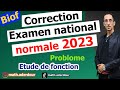 Correction Examen National 2023 Etude De Fonction Prt1 