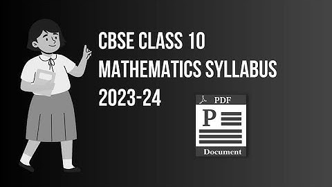Cbse Class 10 Maths Syllabus with deleted portion || Session 2023-2024 || By Study Services 10 ||
