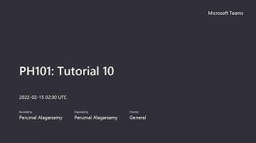 PH101: Tutorial 10; Problems in Quantum Mechanics
