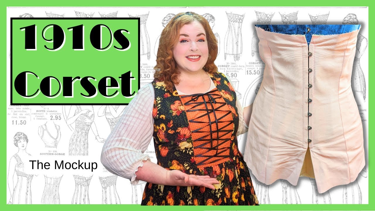 Sew a Titanic-era Corset with Me!