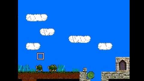 MSX2 game development progress.