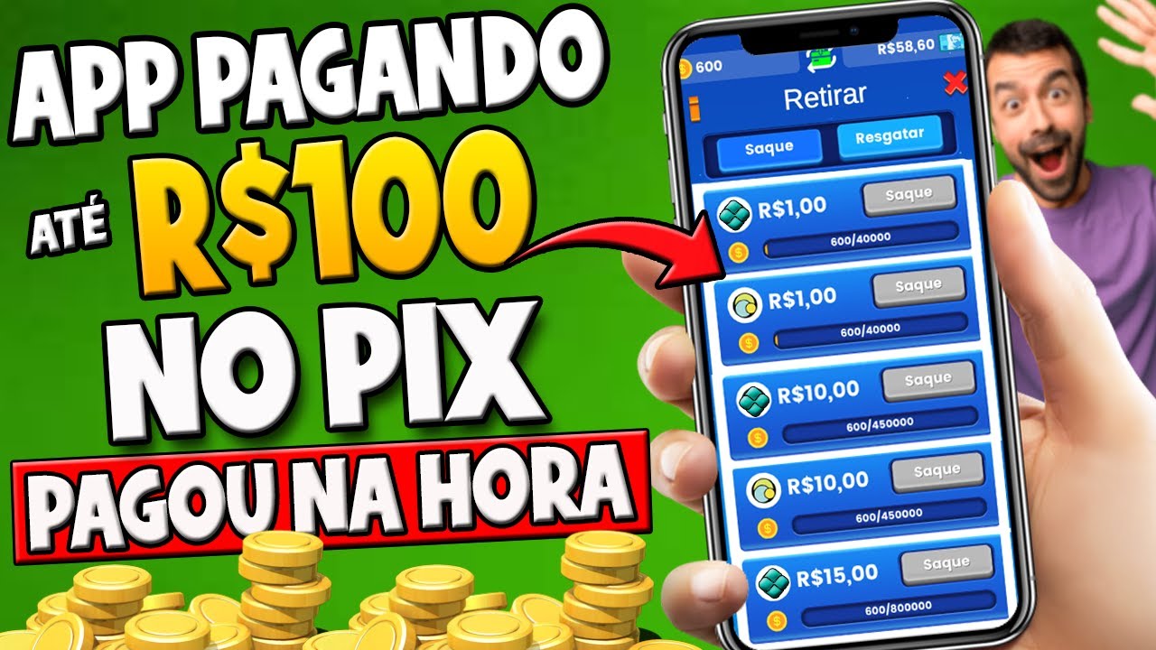 [SAQUE EM MINUTOS💸] NOVO APP que GANHA DINHEIRO de VERDADE no PIX 🤑 App Pagando na Hora