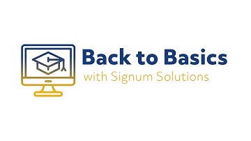Back to Basics with Signum Solutions - SAP Business One On-Demand Training Videos -