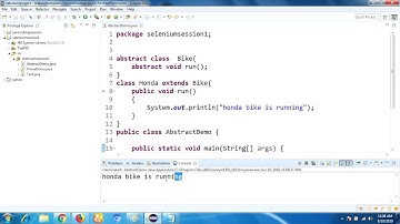 Java Abstraction with examples