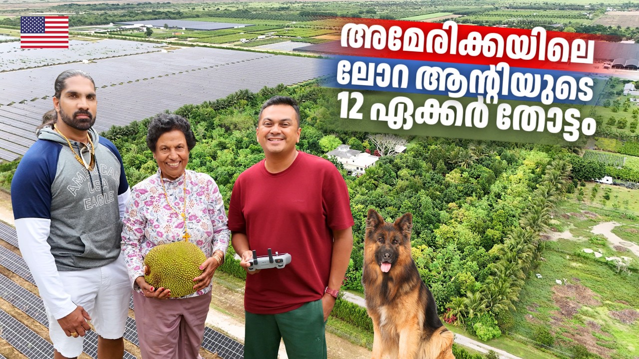 അമേരിക്കയിലെ ലോറ ആന്റിയുടെ കേരളം | A Malayali Woman Runs Miami’s Largest Organic Fruit Farm!🇺🇸