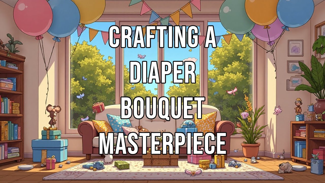 Crafting a Diaper Bouquet Masterpiece