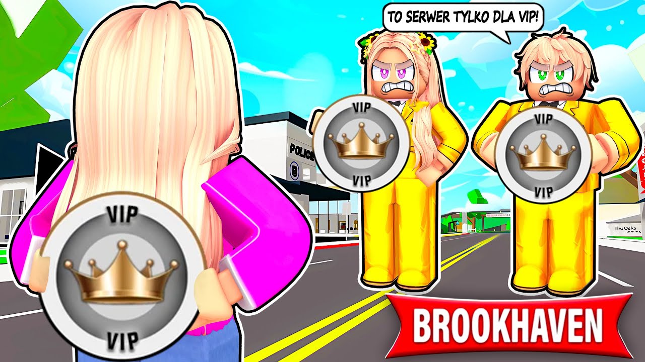 UDAJĘ NOOBA NA SERWERZE dla VIP-ów na BROOKHAVEN w ROBLOX!