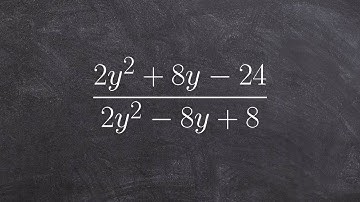 How to simplify a rational expression by factoring twice