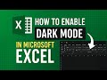 Enable Dark Mode in Excel: Easy Step-by-Step Guide 🌙