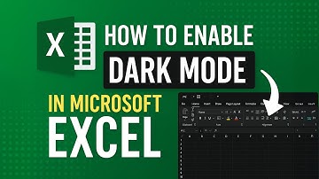 How to Enable Dark Mode in Microsoft Excel | Easy Step-by-Step Guide (2025)