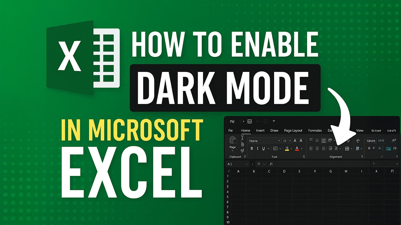 How to Enable Dark Mode in Microsoft Excel | Easy Step-by-Step Guide ...