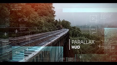 Parallax HUD Slideshow - After Effects Template