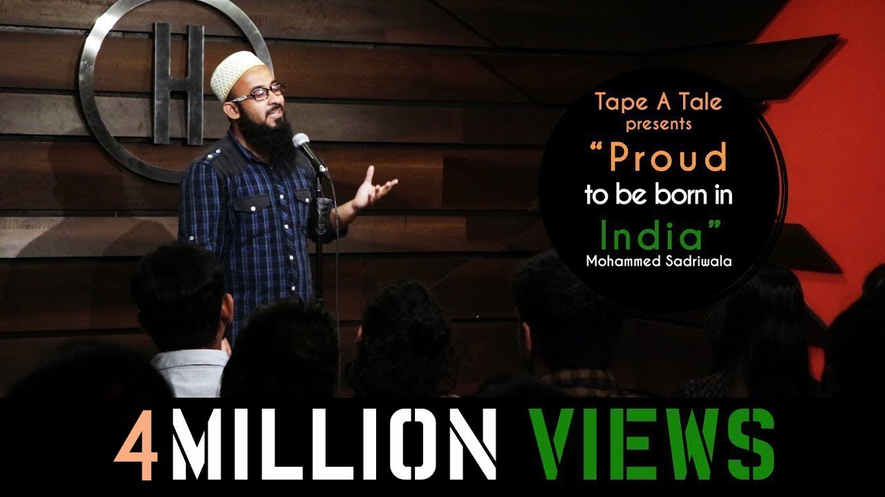 Proud To Be Born In India - Mohammed Sadriwala | Kahaaniya - Storytelling Open Mic by Tape A Tale