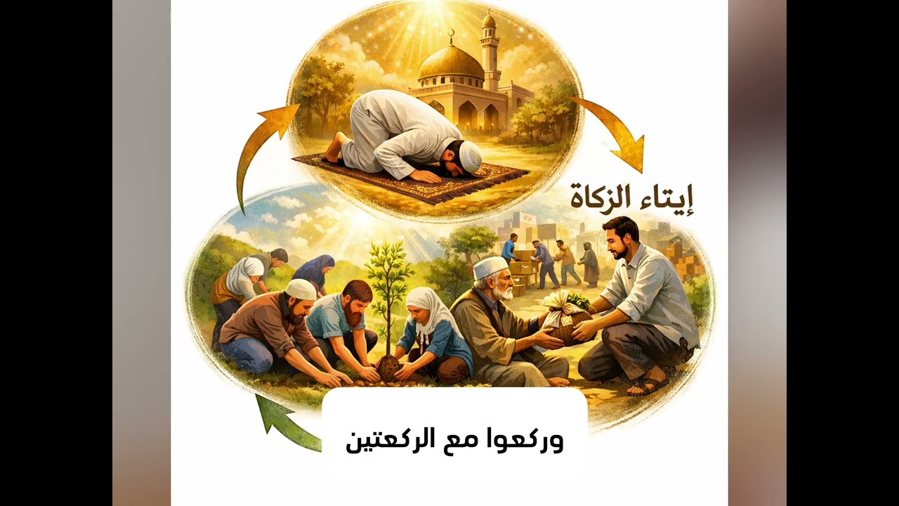 السجود ؟والركوع ؟وإيتاء الزكاة ؟ من تدبري واجتهادي 