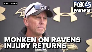 Todd Monken on Lamar Jackson's health, Ravens post-bye expectations Wealth