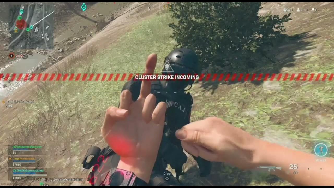 Risking it all For The Middle Finger Warzone YouTube