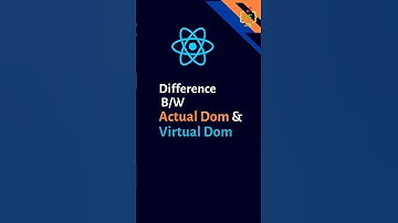 Actual vs. Virtual DOM #shorts #short #youtubeshorts #programmingfields