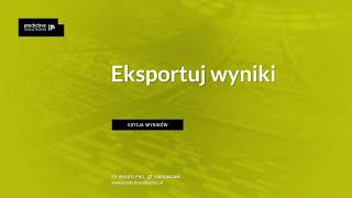 Eksportuj wyniki /// Samouczek PS IMAGO PRO