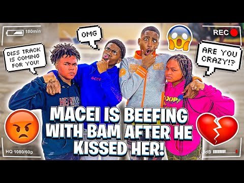 MACEI IS BEEFING WITH BAM AFTER HE KISSED HER!💔 *DISS TRACK COMING*