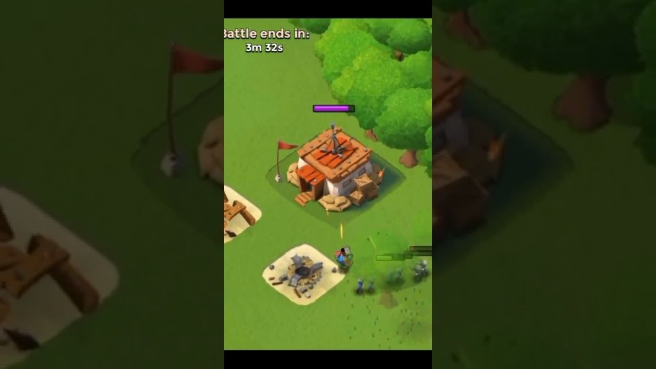 BOOM BEACH | mortar destroyed
