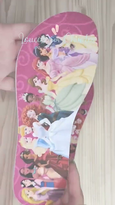 chinelo Princesas Disney