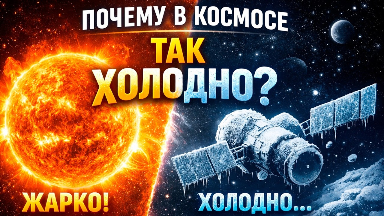Почему в космосе холодно, если Солнце горячее? Парадоксы физики, о которых вы не знали!