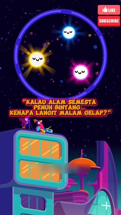 KALAU ALAM SEMESTA PENUH BINTANG KENPA LANGIT MALAM GELAP? #alamsemesta #faktailmiah #faktasains