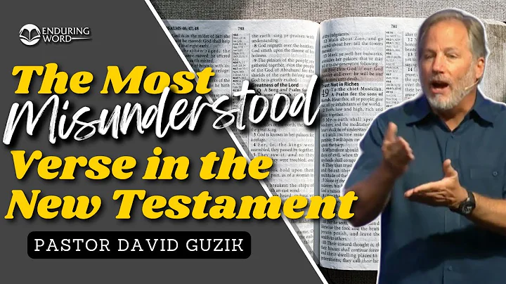 The Most 𝙈𝙞𝙨𝙪𝙣𝙙𝙚𝙧𝙨𝙩𝙤𝙤𝙙 Verse in the New Testament