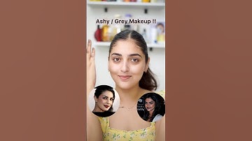 Makeup turns Ashy / Grey ?? ( fix with 3 steps) #greynakeup #ashymakeup #makeupkalahojatahai #shorts