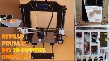 Reprap Prusa i3 DIY 3D Printer UNBOXING (UHD - 4K !)
