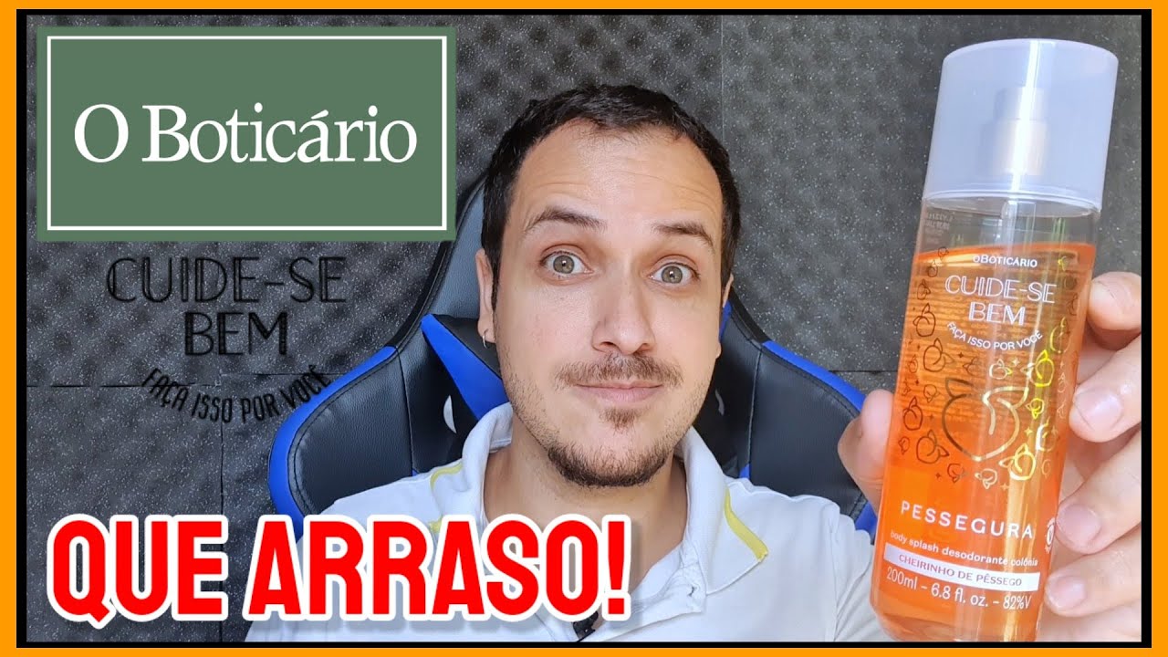 Body Splash PESSEGURA 🍑 | Quando o BOTICÁRIO FAZ BEM FEITO 😍 | Resenha de Lançamento PESSEGURA