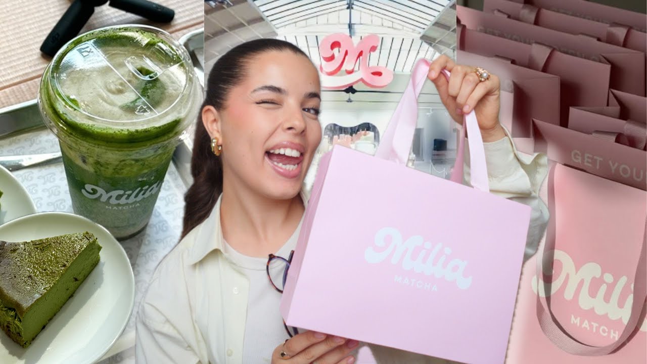 Je teste le pop-up Milia Matcha 🍵🩷 (trop bien)